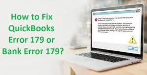 Quickbooks error 179