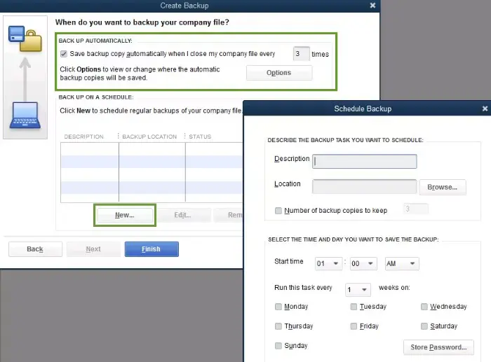 Make a Copy of your QuickBooks Company File in Another Location