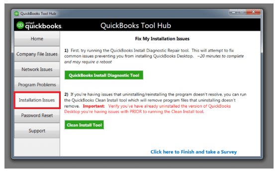 QuickBooks tool hub