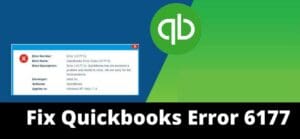 Quickbooks Error 6177