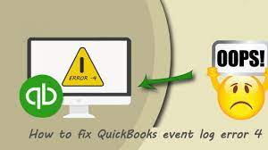 Quickbooks Event Log Error 4