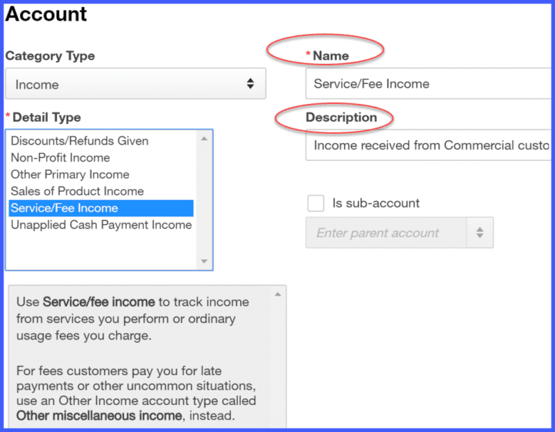 how to set up a new chart of accounts in quickbooks
