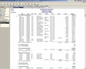 quickbooks general ledger report