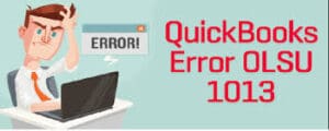 QuickBooks Error OLSU 1013