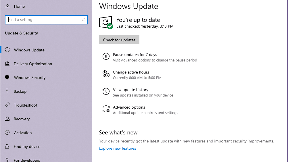update window operating system