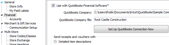 Alter QuickBooks POS preference