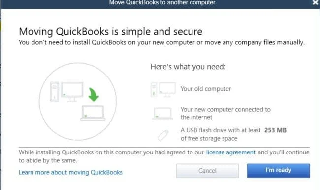 QuickBooks Migration Tool Requirements