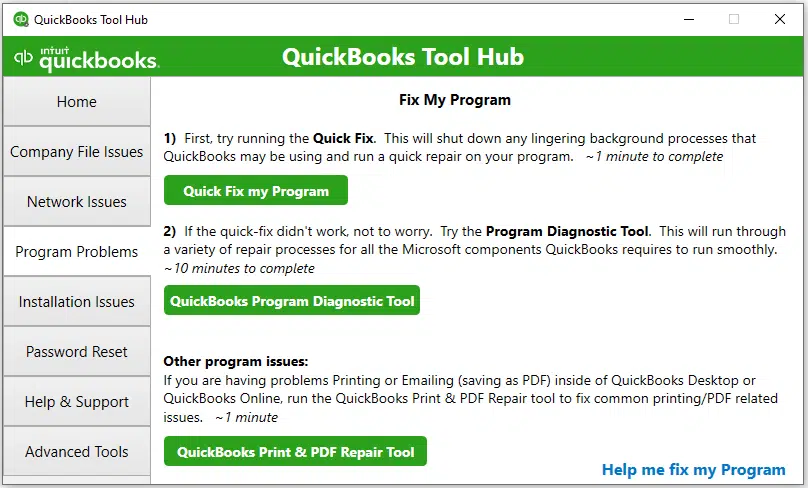 Quick Fix My Program-QuickBooks Error 15103