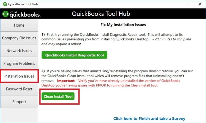 Clean Install Tool-QuickBooks Error 6129