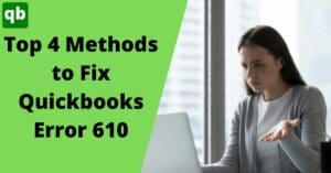 QuickBooks error 610