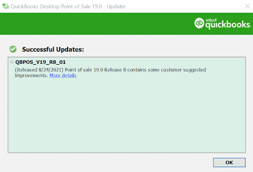 QuickBooks error 1706 Update