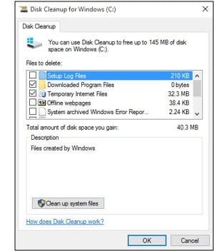 Use Disk Cleanup