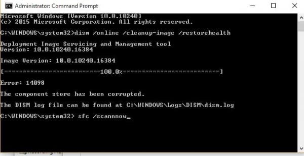 Administration command and prompt