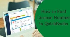 how to find license number in quickbooks