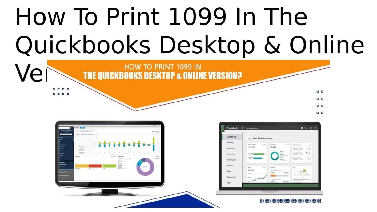 How to Print 1099 In QuickBooks Online & Desktop?