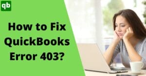 QuickBooks Error 403