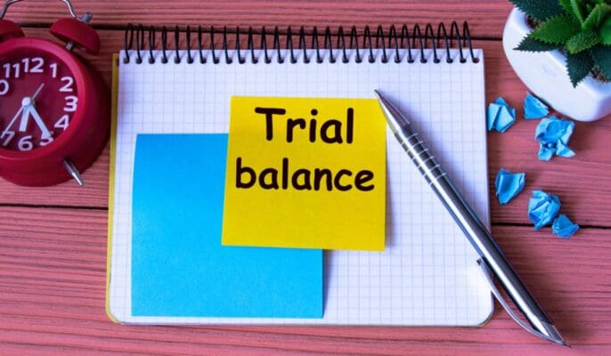 Trial balance in Quickbooks