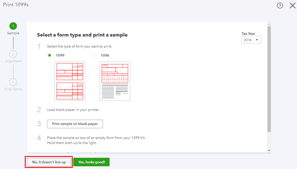 Verify Print Alignment