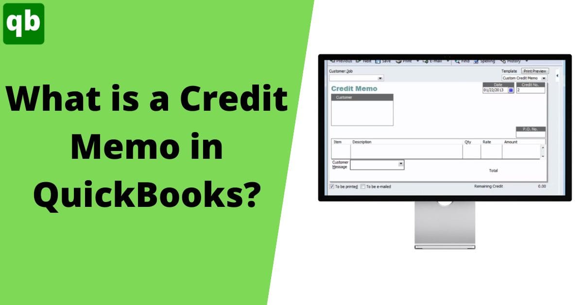 How To Apply Credit Memo To Invoice In Quickbooks Online