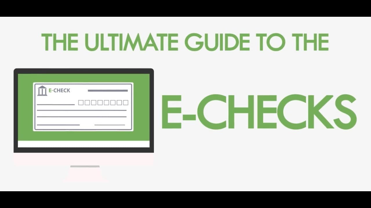 Guide of e-checks