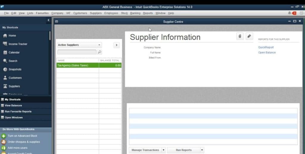 opening balance equity in quickbooks