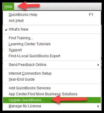 update QuickBooks Desktop