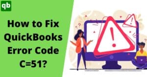 QuickBooks error code c=51