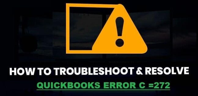 QuickBooks Error C=272 