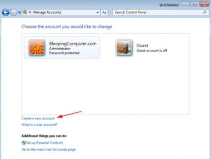 Make a New Windows Account