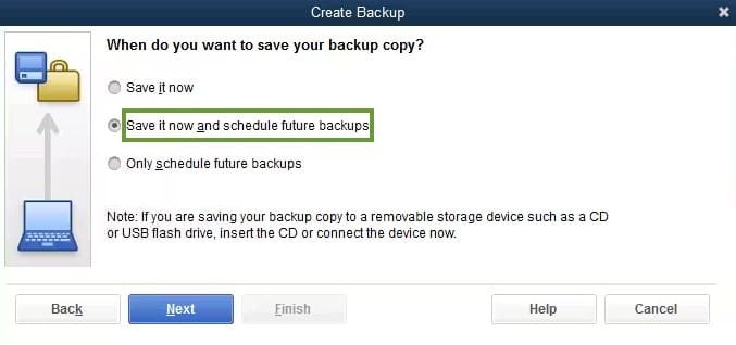 Paste the Company File on Desktop