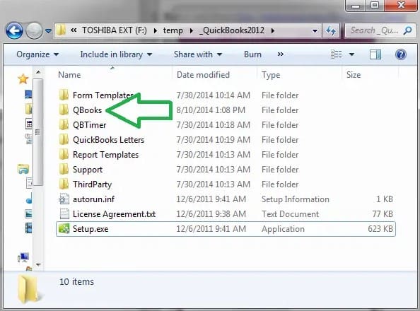 Create a New Folder for the Company Files