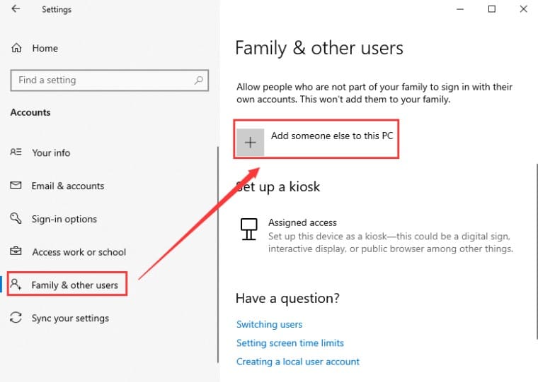 Create a new Administrator in Windows