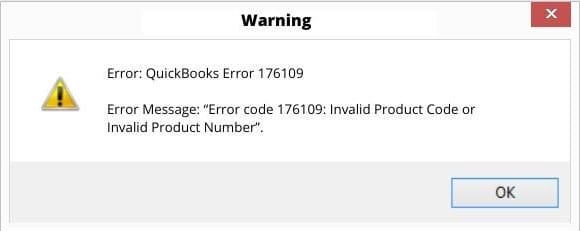 What Does QuickBooks Error 176109 Mean