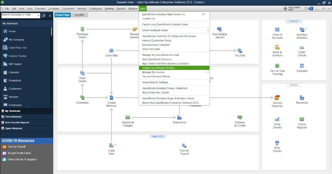 Update QuickBooks Database Server Manager