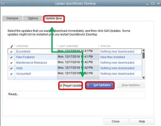 Update QuickBooks to the latest version